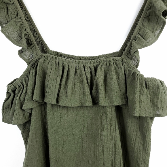 NWT Sienna Sky Seersucker Gauze Top - Picture 3 of 5